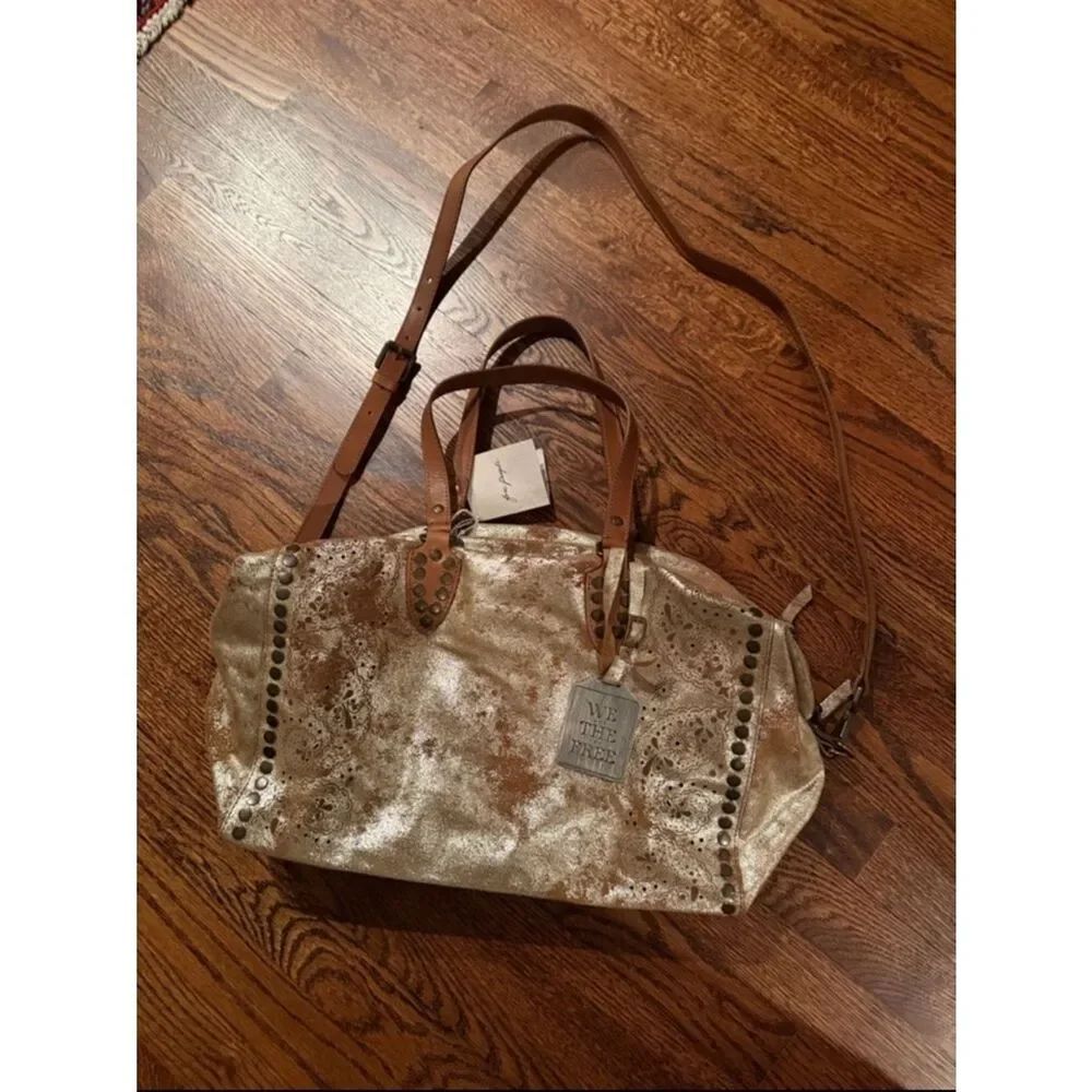 New Free People We The Free Augustine Tote Bag One Size - Picture 5 of 8